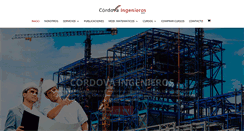 Desktop Screenshot of cordovaingenieros.com