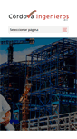 Mobile Screenshot of cordovaingenieros.com
